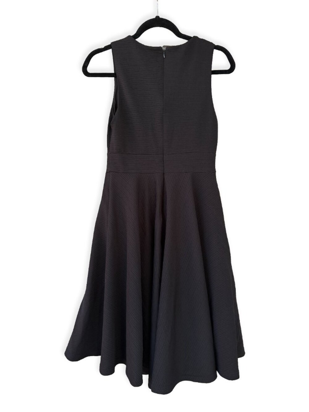 Hutch Anthropologie April Keyhole Fit Flare Midi Dress S Black - Picture 4 of 8